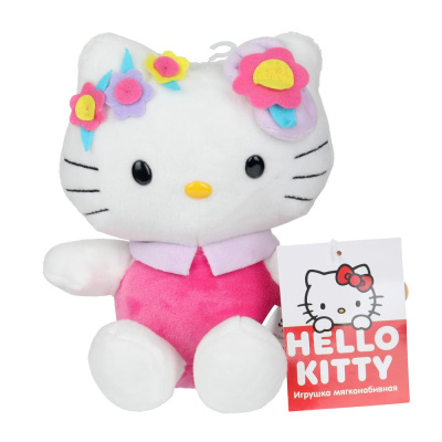 Мягкая игрушка  Хелло Китти 17см с венком  Мульти-Пульти  V125238HK-17NS-WOD 1